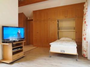 Cama ou camas em um quarto em Appartements Gillmeier Herta