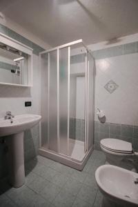 Koupelna v ubytování Residence Aquila - Bilo Testa di Comagna