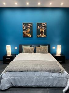 Postel nebo postele na pokoji v ubytování Turquoise House