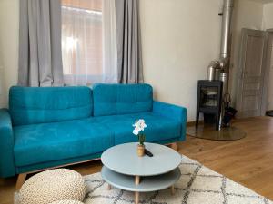 A seating area at Mýto apartmán Poľana