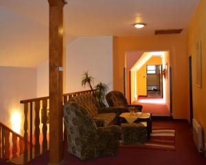 Istumisnurk majutusasutuses Hotel Koruna