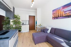 A kitchen or kitchenette at Bright Terrace in Milano Még 15 kép