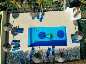 A garden outside Casas Guemon