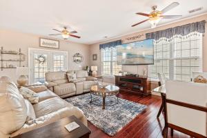 Posezení v ubytování Waterfront Galore