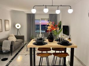 Posezení v ubytování PUERTO BANUS BEACH MODERNO Apartamento