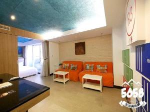 Posezení v ubytování R8 Eco Hotel