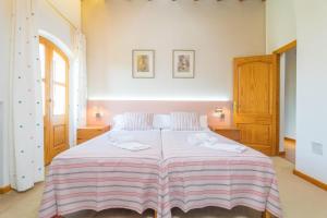 Łóżko lub łóżka w pokoju w obiekcie Villa Marjals 16