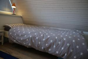 Ein Bett oder Betten in einem Zimmer der Unterkunft Weitblick