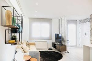 A seating area at Apartamento alameda