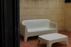 A seating area at Apartamento Mariscal