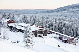 Köja Fjällhotell að vetri til