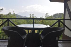 Pemandangan gunung umum atau pemandangan gunung yang diambil dari resort