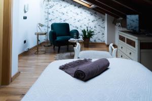 Posteľ alebo postele v izbe v ubytovaní Hostal Pension Artilleiro