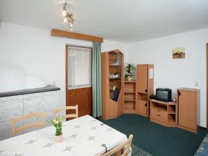 Televízia a/alebo spoločenská miestnosť v ubytovaní Apartment in Ötztal near Ski Slopes