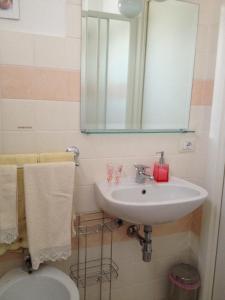 Koupelna v ubytování Sa Chessa B&B
