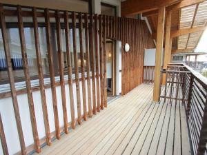 Balkón nebo terasa v ubytování Apartment in Kirchdorf near Ski Slopes