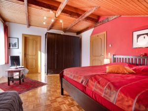 Postel nebo postele na pokoji v ubytování Apartment in Eberndorf Carinthia with sauna + 17 fotografií