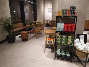 Príslušenstvo na prípravu kávy alebo čaju v ubytovaní City Break Gdańsk Rajska 8 Apartamenty