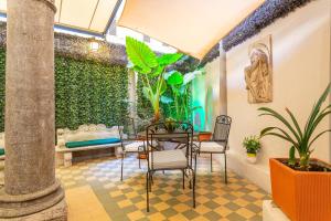 Svetainės erdvė apgyvendinimo įstaigoje Hotel Medici