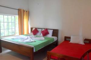 Postel nebo postele na pokoji v ubytování Hotel H2O