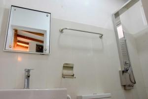 Koupelna v ubytování Hotel H2O