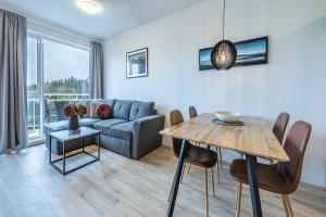 Posezení v ubytování Nortia Apartments