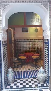 Posezení v ubytování Riad amal