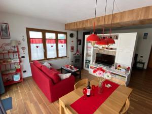 Posezení v ubytování Nidi del faggio rosso - Family Holiday Home