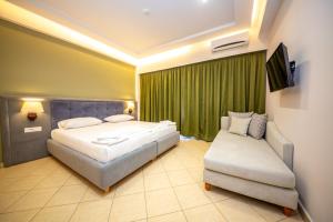 Кровать или кровати в номере Hotel Vista Mare