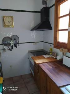 Kuchyňa alebo kuchynka v ubytovaní casa sobre rio Noguera Pallaresa