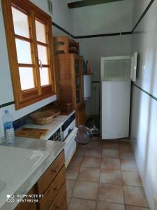 Kuchyňa alebo kuchynka v ubytovaní casa sobre rio Noguera Pallaresa