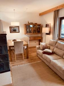 Χώρος καθιστικού στο Appartamenti Pichler