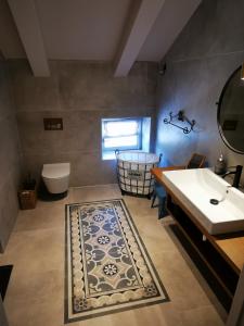 Koupelna v ubytování Casa della Grofica