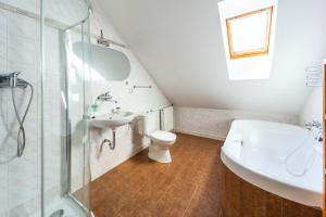Kúpeľňa v ubytovaní Apartmány Podyjí