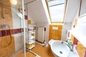 Kúpeľňa v ubytovaní Apartmány Podyjí