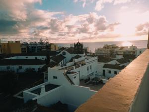 a view of a city from the roof of a building at Atico Las Palomas in Santa Cruz de la Palma