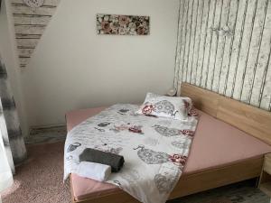 Postel nebo postele na pokoji v ubytování RIEDWIRTSHAUS
