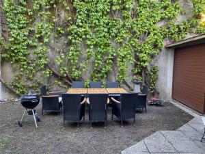 A garden outside ALTSTADT-APARTMENTS Bad Radkersburg - Ihr Zuhause auf Reisen