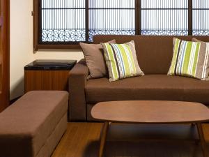 Posezení v ubytování Yukari Shijo Kyoto