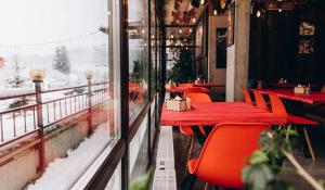 Posezení v ubytování Loft Hotel