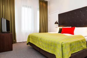 Katil atau katil-katil dalam bilik di Elite Hotel Ideon, Lund
