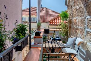 Balkón nebo terasa v ubytování Heraclea Residential Apartments