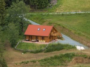 Letecký snímek ubytování Apartment in a wooden chalet in Liebenfels Carinthia near the ski area
