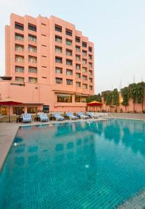 Bazén v ubytování Hotel Hindusthan International, Varanasi nebo v jeho okolí