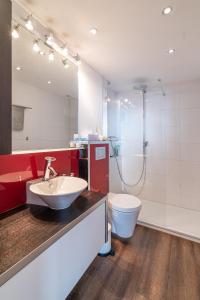Koupelna v ubytování Haus La Rocca by Zermatt Premium Apartments