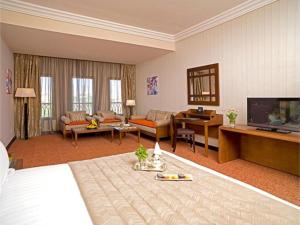 TV a/nebo společenská místnost v ubytování Palais Medina Riad Resort