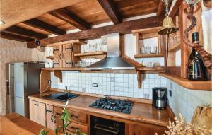 Η κουζίνα ή μικρή κουζίνα στο Stunning Home In Zastrazisce With 2 Bedrooms And Wifi