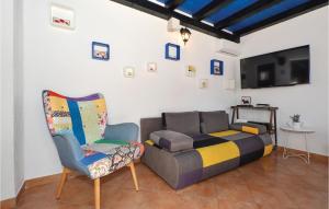 Istumisnurk majutusasutuses Lovely Home In Zedno With Wifi