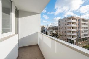 Balkón alebo terasa v ubytovaní Comfort Apartments Gdynia Centrum