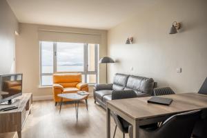 Posezení v ubytování Galway Bay Sea View Apartments